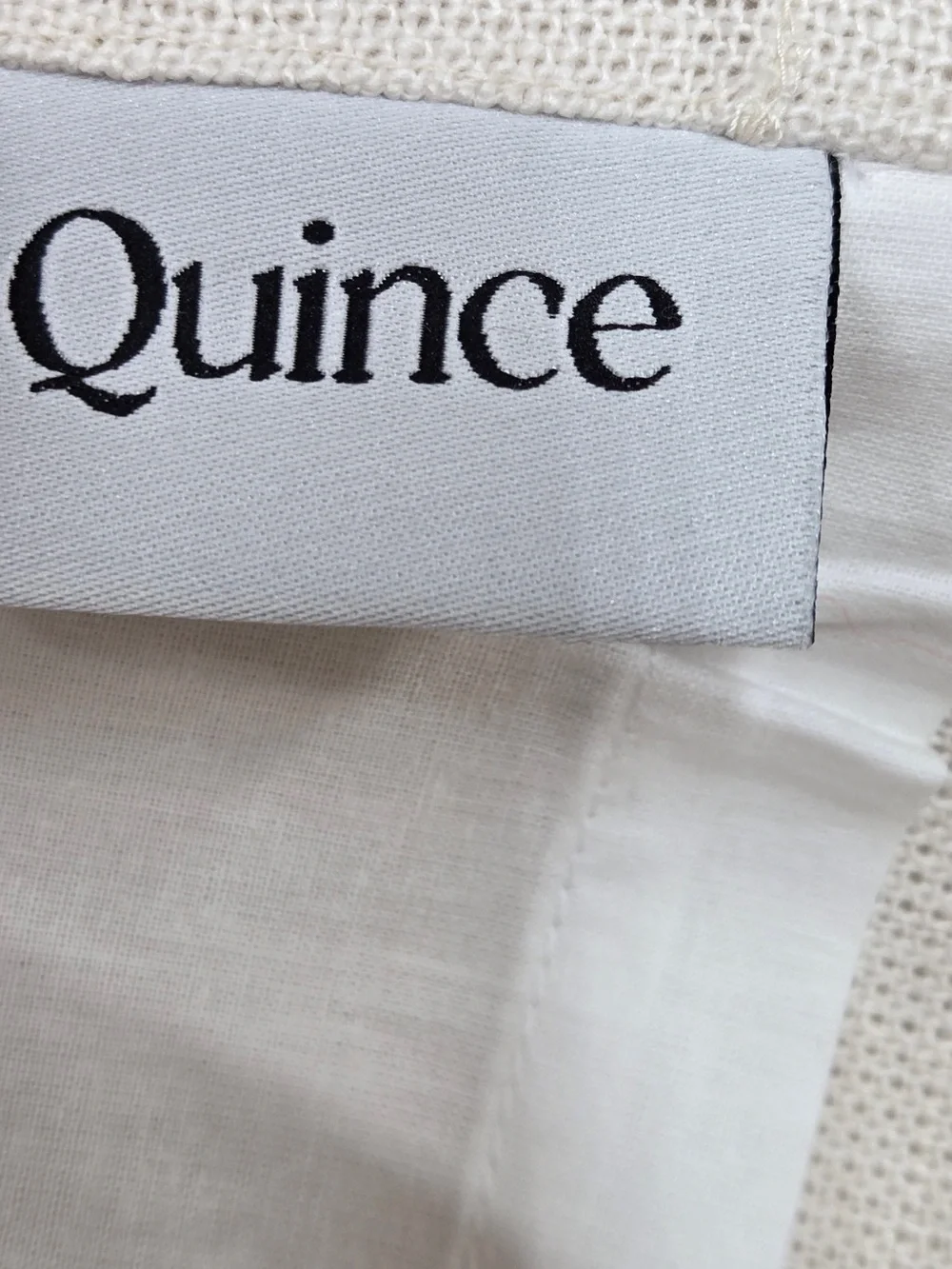 NWT QUINCE Set Of 2 48x84 Heavyweight European Linen Curtains Sand 0178